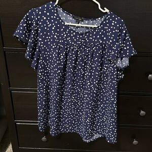 Navy blouse